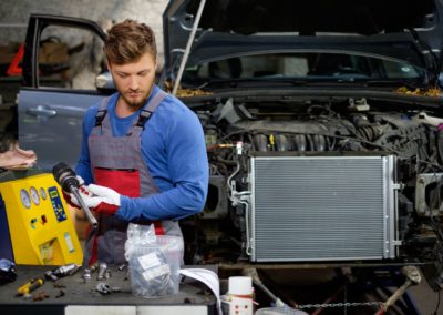 Mechanic in a workshop